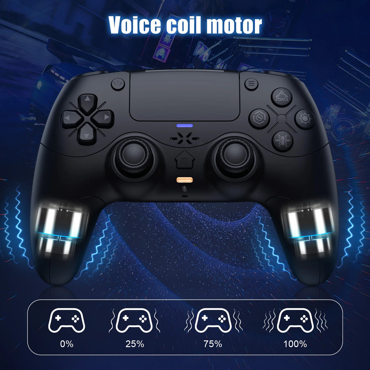 Gamepad For Playstation 5 Wireless with Turbo Dual Sense Vibrate Adaptives Trigger External Mic Gaming PS5 Controller Console