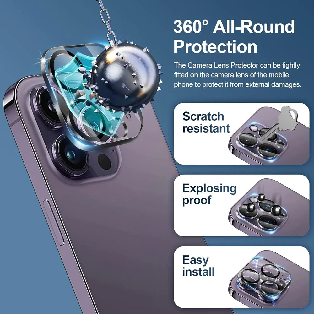 HD Screen Protection For iPhone 16 15 17 14 13 12 11 Pro Max Tempered Glass iPhone15 Pro Camera STB Film iPhone16 Plus 13 Mini