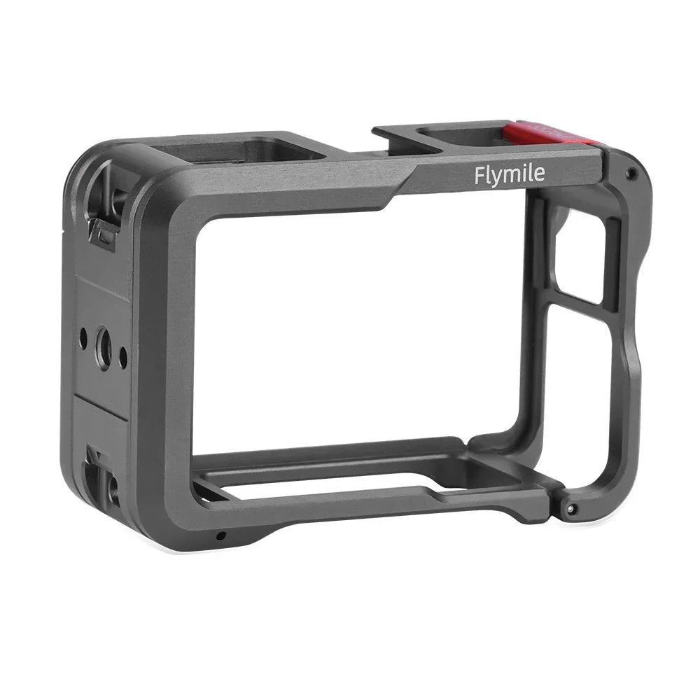 Flymile Action 5 Pro Metal Cage Protective Case for DJI Osmo Action 4 Camera Accessories Expansion Bracket Frame With Cold Shoe
