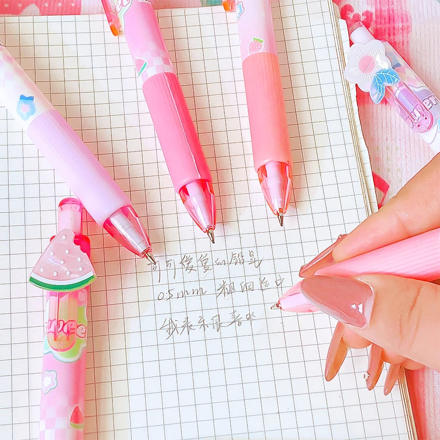 Aesthetic kawaii stationery supplies drawing useful back to school supplies Strawberry mechanical pencil cute pencils