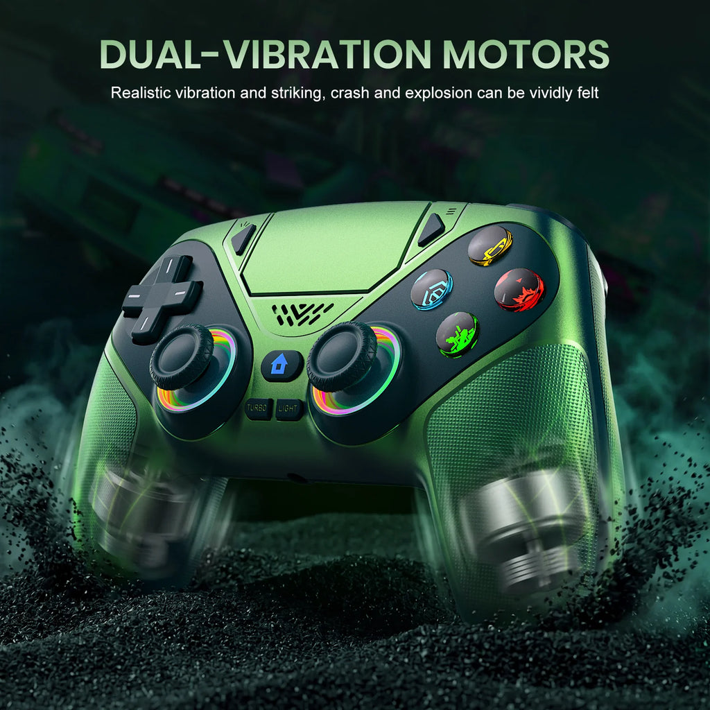 RGB Wireless Gamepad,For Playstation 5/PS5 Controller,With Turbo Dual Sense Vibrate Programming 3D Gaming Controller Console