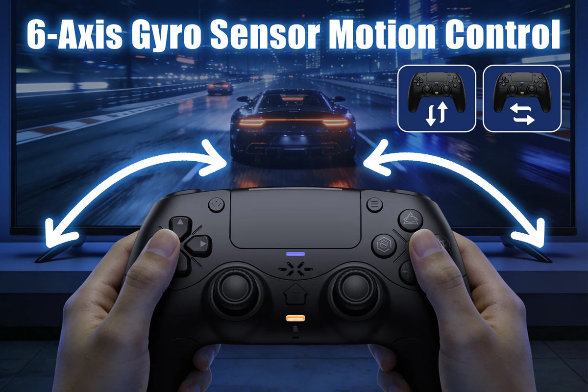 Manette sans fil compatible PS5 avec vibration