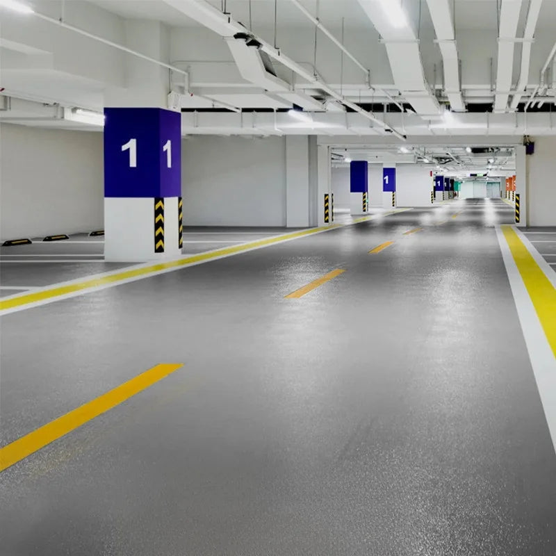 3-in-1 Water-Based Epoxy Floor Paint,Wear-Resistant Waterproof Top Coat for Concrete Floors,Factory & Workshop