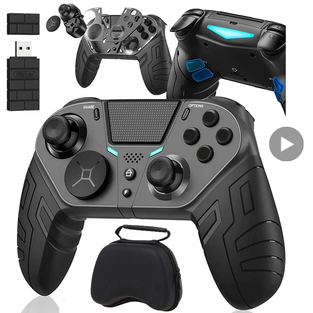 Manette sans fil compatible PS4, PS3 et PC