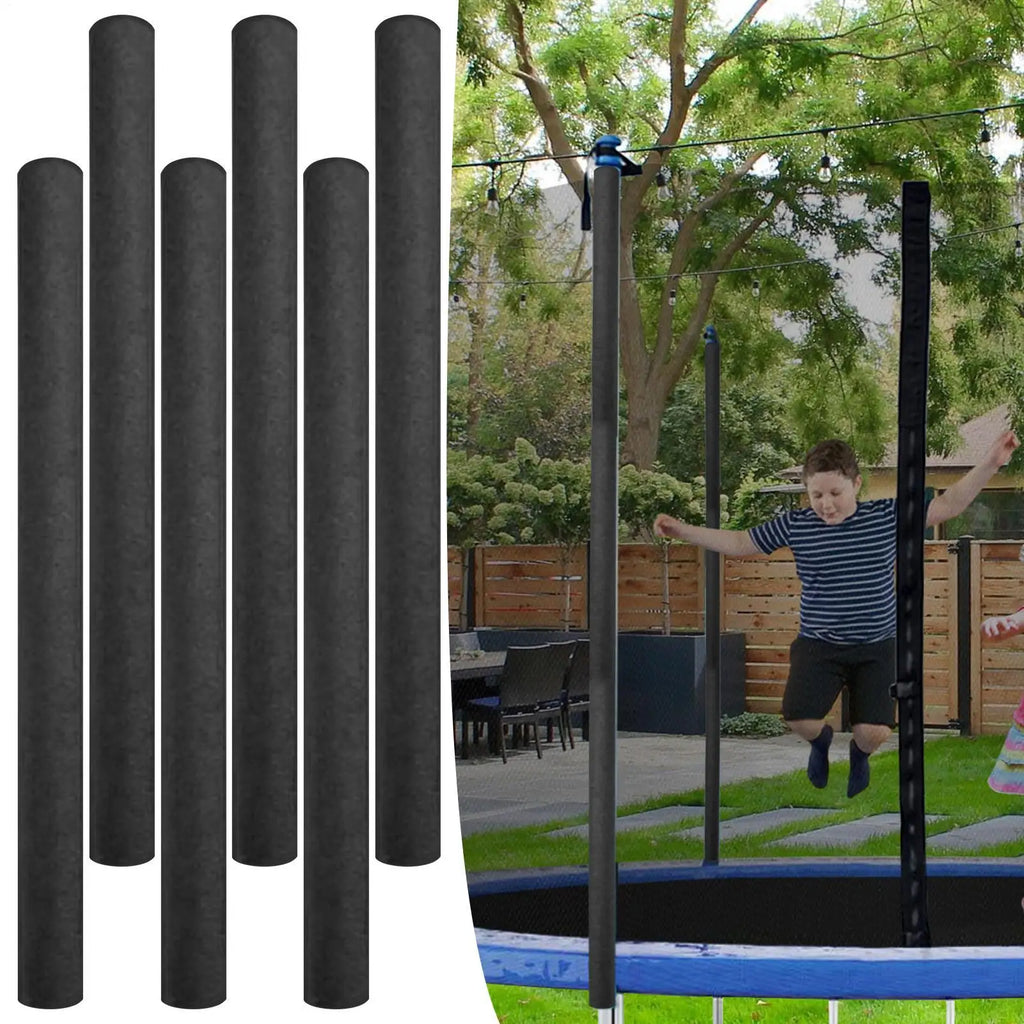 6pcs Trampolines Enclosures Foams Sleeves Replacement Trampolines Protective Poles Cover Paddings for Safety Protections