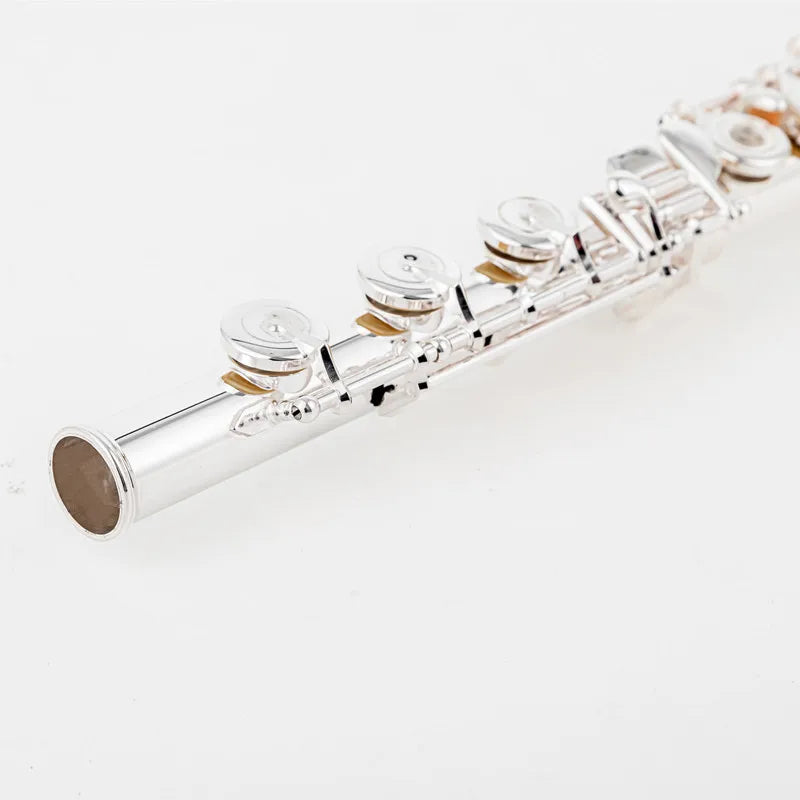 MURAMATSU 17-hole Flute-b Foot e-gorgeous Performance Musical Instrument Copper-l Silver Plated Flute