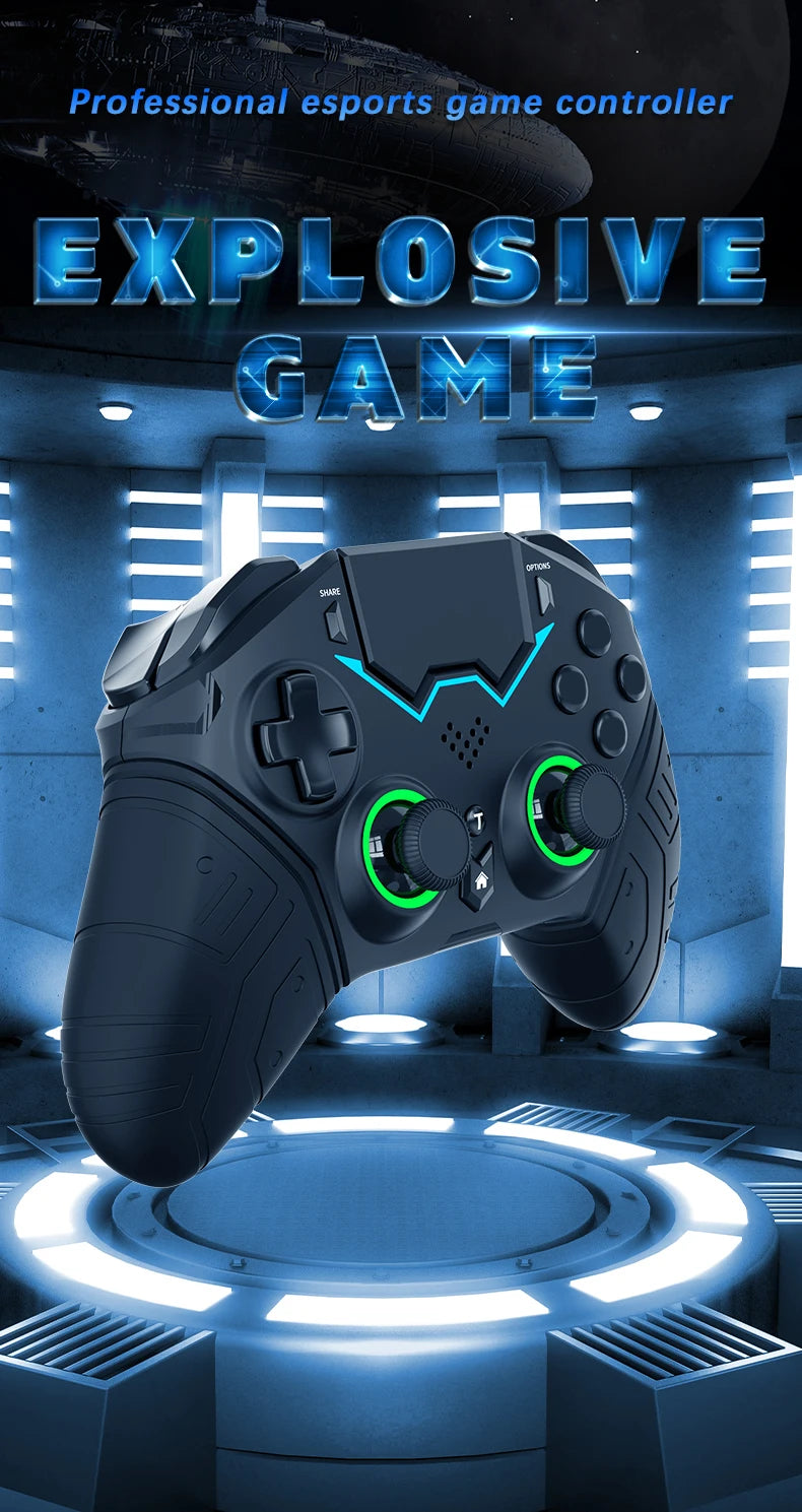 Wireless Controller For PS4 PS3 PS Playstation 4 3 Mobile Phone PC Android TV Control Bluetooth Gamepad Game Pad Joystick Gaming