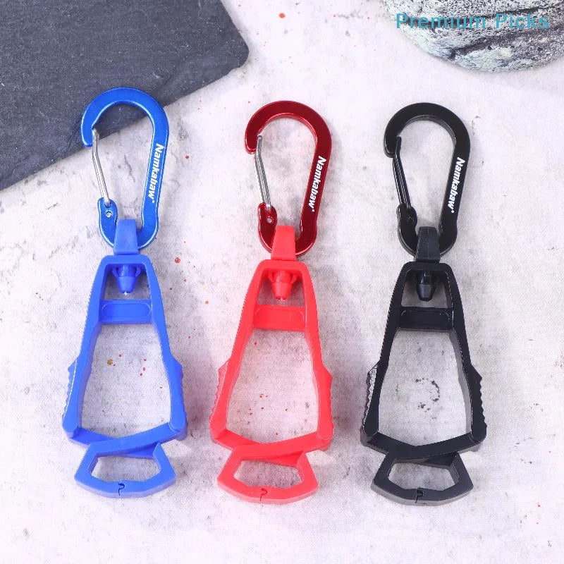 portable1Pc Multi-purpose Anti-drop Hook Work Gloves Holder Clip Keys Safety Clamp Camping Outdoor Glove Clip Tools