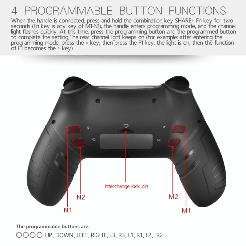 Control For PS4 PS3 PS Playstation 4 3 PC Android Cell Phone Mobile Wireless Controller Bluetooth Gamepad Joystick Game Trigger