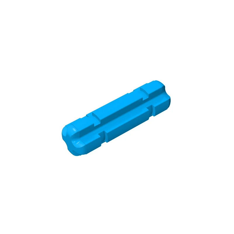Gobricks 10PCS DIY Part 32062 High-Tech Axle 2 Notched Bricks Building Blocks Educational High-Tech Spare Kid Toy Boy Girls Gift