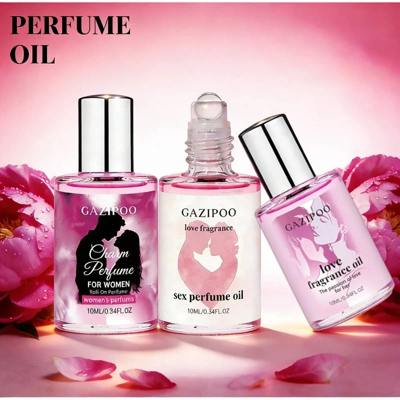 Parfum roll-on unisexe, rose et bois de cèdre