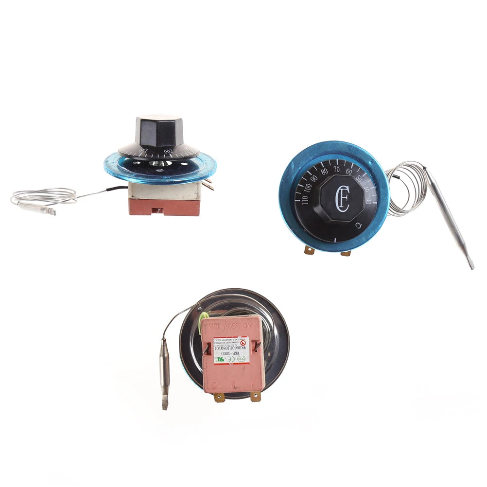 1PCS 220V 16A High-tech Dial Thermostat Temperature Control Switch for Electric Oven