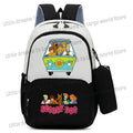 Scooby Doo Schoolbag Large Capacity Casual Bookbag with Pencil Bag Student Sport Travel Cartoon Dog Backpack Back To School Gift