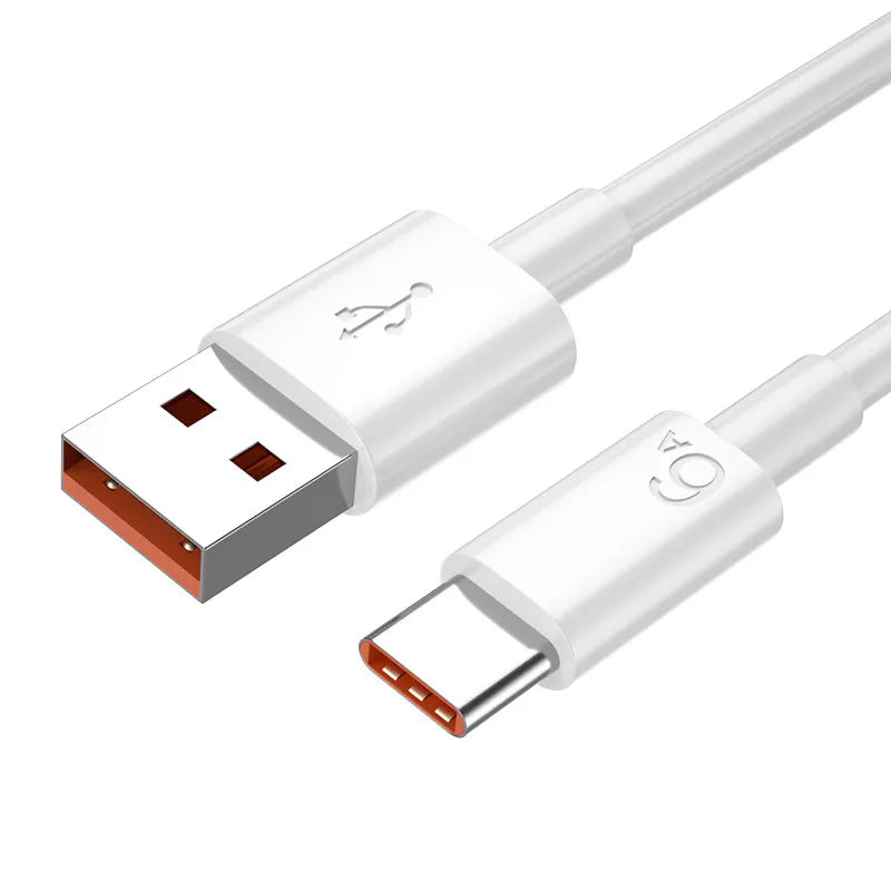 66W 6A USB  Cable Fast Charging USB to Type C Data Cord  For Xiaomi Mi 11 12 Redmi Note 10 POCO Phone Type C Data Charging Wire