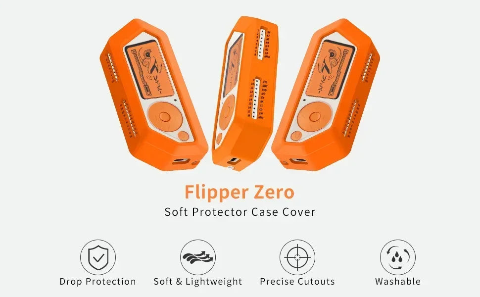 New Flipper Zero Box Electronic Pet Dolphin Pet Dolphin Open-source Multi-functional Remote Control Gadget Geek Silicone Case