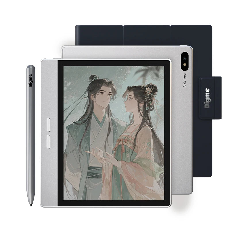 Bigme 7'' Electronic Book B7, Color E-Ink E-Book Reader, 300PPI, 8+128GB, Android14 Open System, E-Reader Tablet with 4G Calling