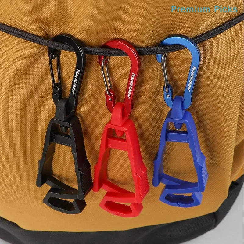 portable1Pc Multi-purpose Anti-drop Hook Work Gloves Holder Clip Keys Safety Clamp Camping Outdoor Glove Clip Tools