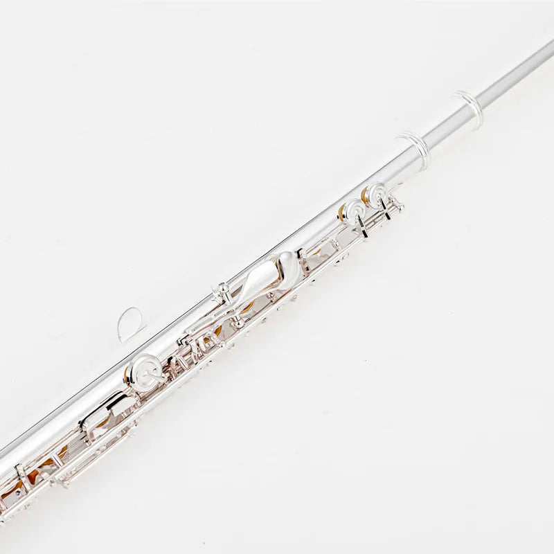 MURAMATSU 17-hole Flute-b Foot e-gorgeous Performance Musical Instrument Copper-l Silver Plated Flute