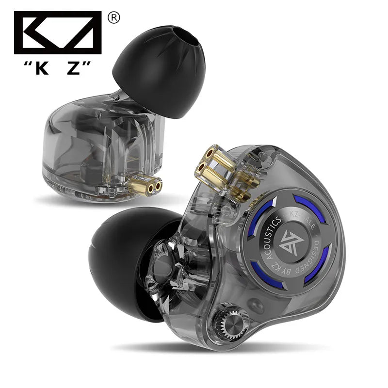 KZ Gale In-Ear Gaming Earphones E-sports Bass Metal Earbuds for Video Game Stage Live Sound Headphones