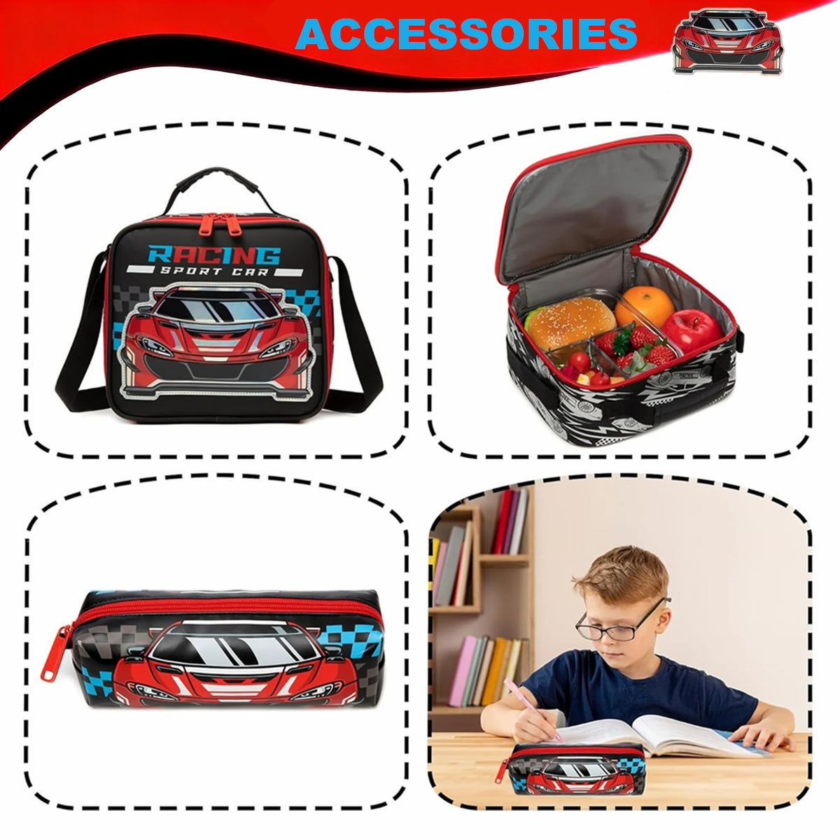 School Backpack for Boy Kids Trolley Bags with Wheels Girls Travel Carry on Backpack Lightweight Bookbag Back to School Supplies