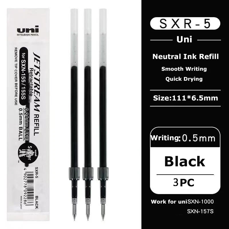 New Uni Jetstream Ballpoint Pens,Multi-Colors Lite Touch Ink Smooth Writing,Light as a Feather,Eco-Friendly 0.5/0.7mm Sign stylo