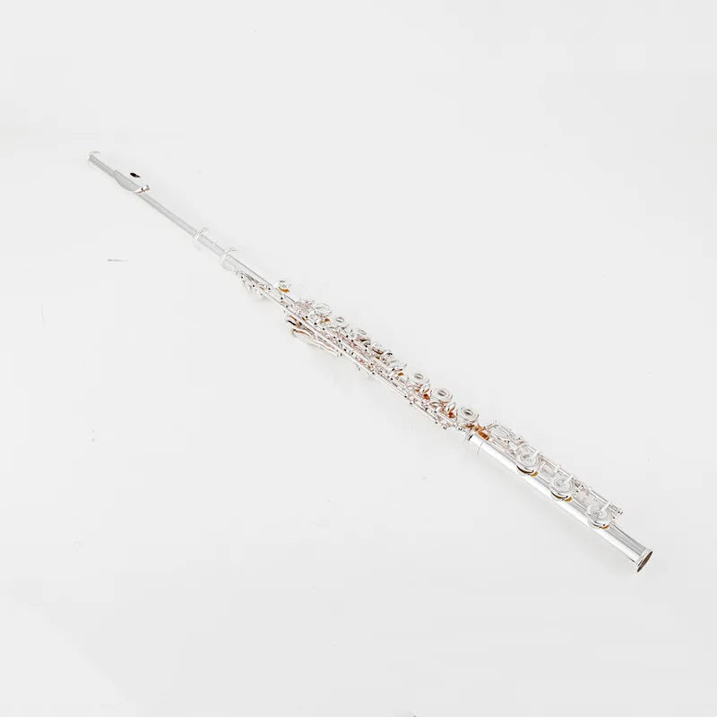 MURAMATSU 17-hole Flute-b Foot e-gorgeous Performance Musical Instrument Copper-l Silver Plated Flute