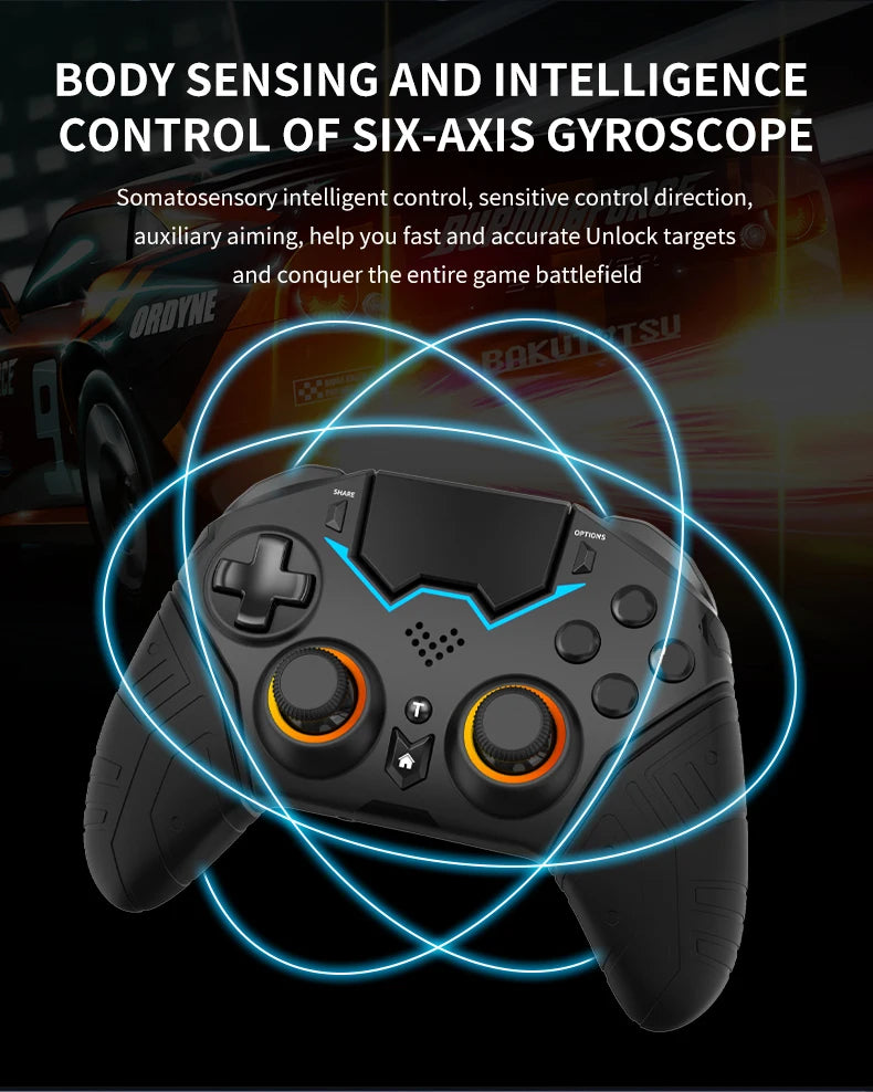 Wireless Controller For PS4 PS3 PS Playstation 4 3 Mobile Phone PC Android TV Control Bluetooth Gamepad Game Pad Joystick Gaming