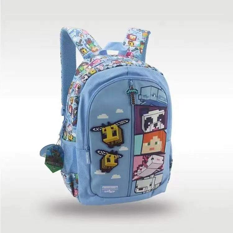 In Stock Shoulder Bag Student Schoolbag Large Capacity Cartoon Backpack With Side Pockets Insulated Bag Storage Bag Gift