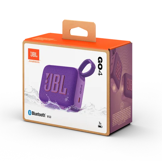 JBL GO4 Music Gold Brick 4th Gen Bluetooth Speaker, Pocket Portable Outdoor Speaker for Hiking Travel, Phone Computer Audio