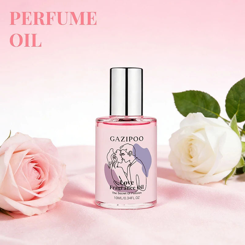 Parfum roll-on unisexe, rose et bois de cèdre