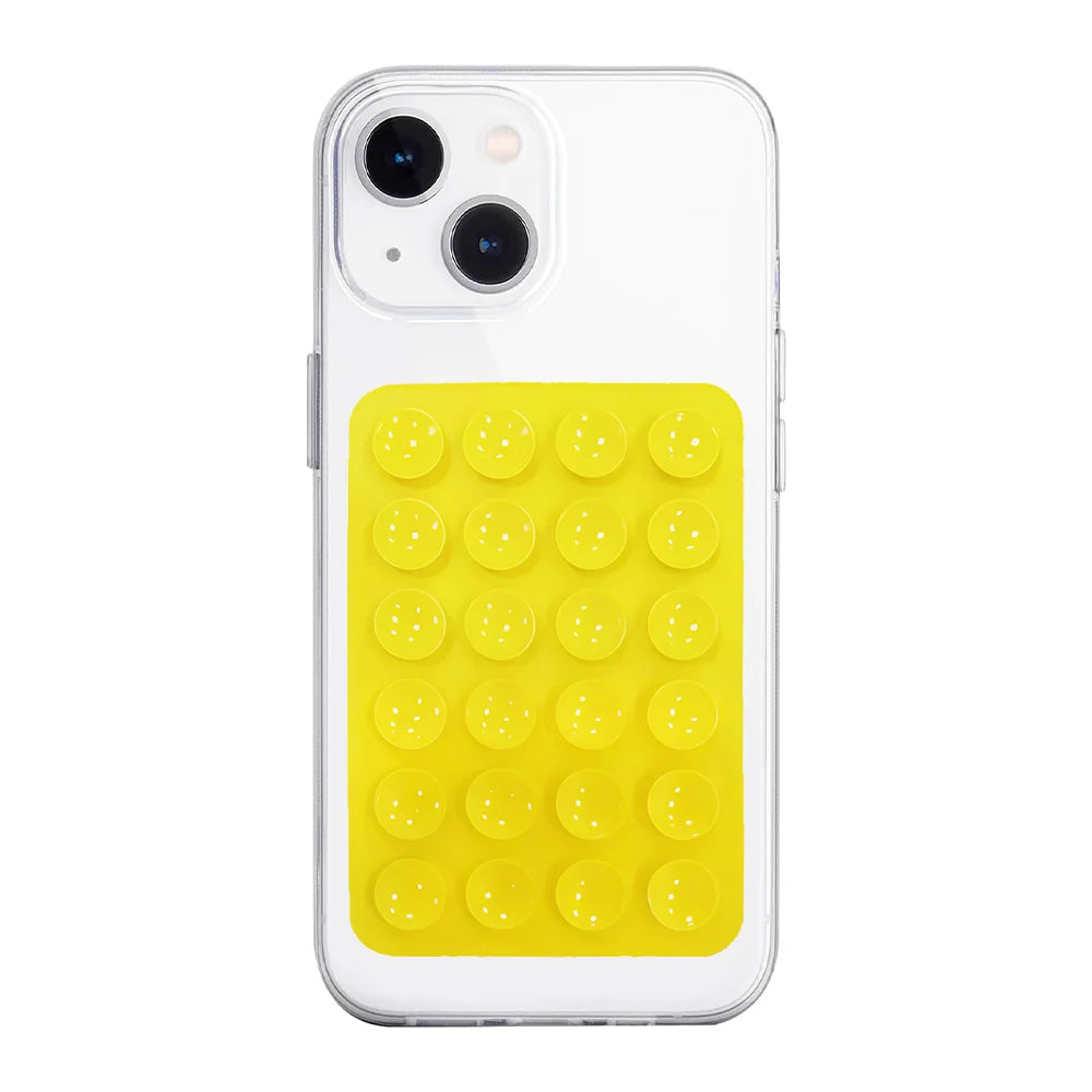 3M Adhesive Backing Candy Color Silicone Suction Phone Case Mount Non Slip Suction Cup Phone Stand Holder For Selfies and Videos