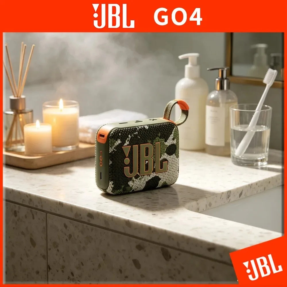 JBL GO4 IP67 Waterproof Bluetooth Speaker Ultra-Compact Portable Travel Audio Player