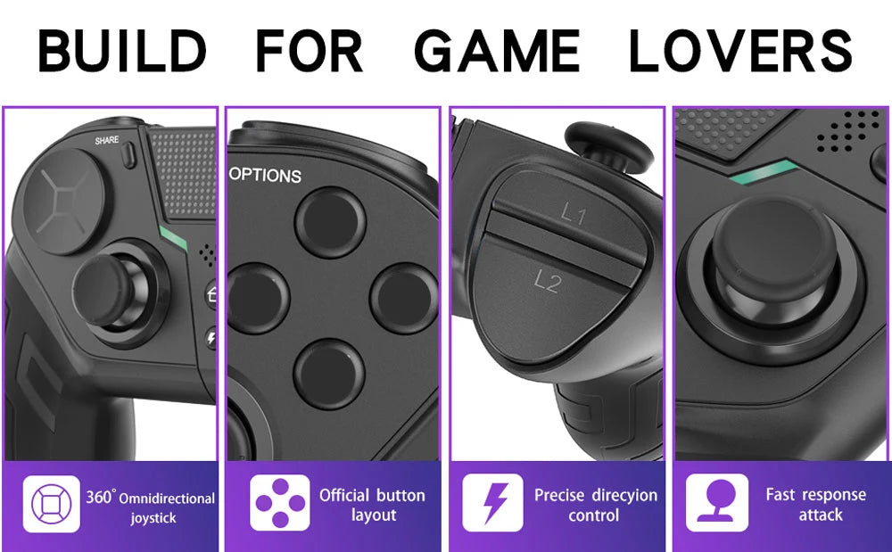 Wireless Mobile Controller For Playstation PS 4 3 PS4 PS3 Android PC Control Bluetooth Gamepad Gaming Game Pad Joystick Cell USB
