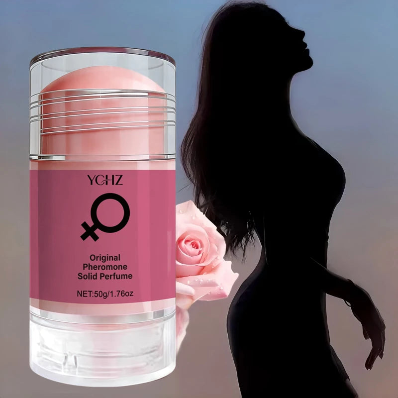 Pheromone Fresh Scent Solid Balm, Which Can Emit a Charming Fragrance to Quickly Reduce Body Odor, Enhance Your Personal Charm a