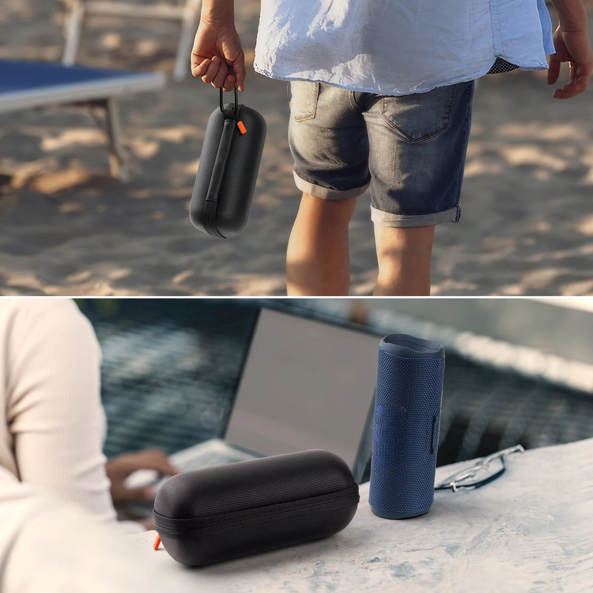 Speaker Hard Case for JBL Flip 7 6 5 4 Wireless Speaker Bag Shockproof Storage Carrying Case Portable Travel Protective Box