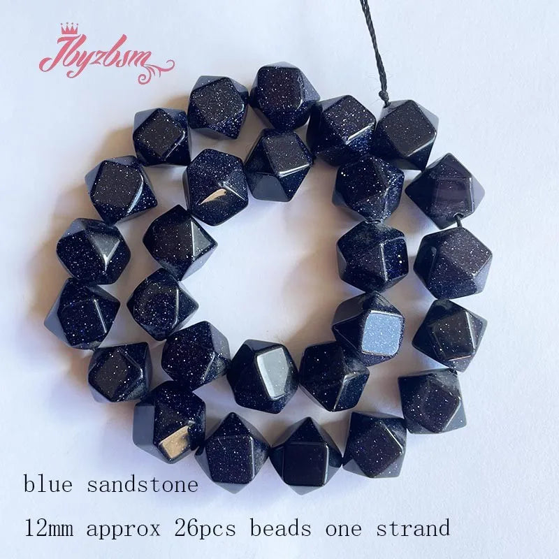 Natural Stone Beads square round jade For Necklace Bracelet Spacer Strand 15" DIY Jewelry Making