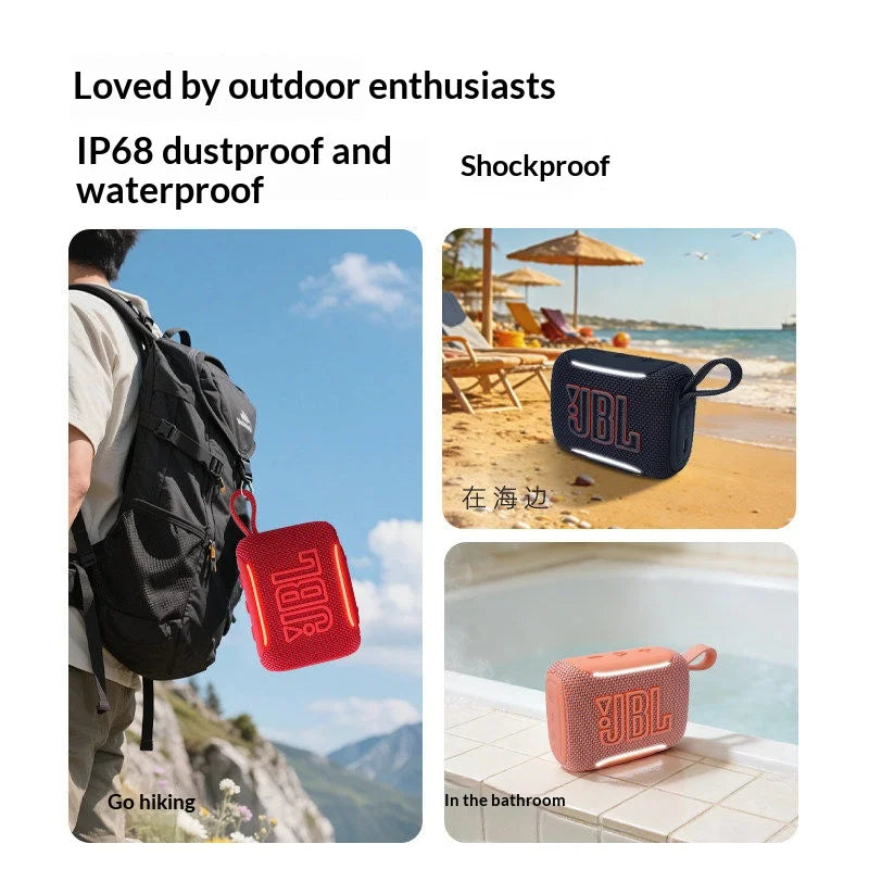 JBL GO5 Portable Wireless Bluetooth Speaker IP67 Waterproof Mini Pocket Speaker Outdoor Beach Hiking Travel Audio