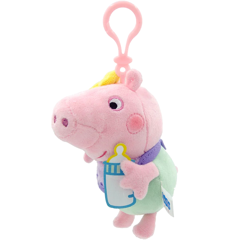 100% Genuine Peppa Pig 12-19cm Peppa George Evie Plush Toy Evy Cartoon Stuffed Animals Doll Children Birthday Christmas Gift