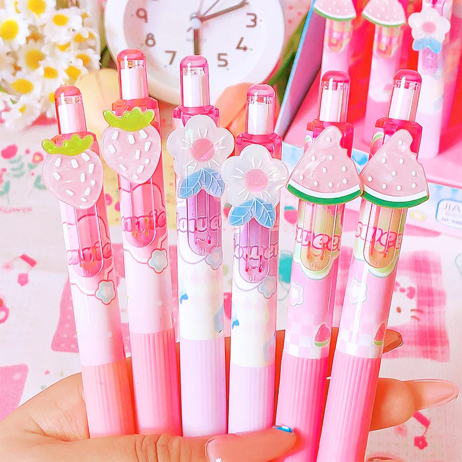 Aesthetic kawaii stationery supplies drawing useful back to school supplies Strawberry mechanical pencil cute pencils