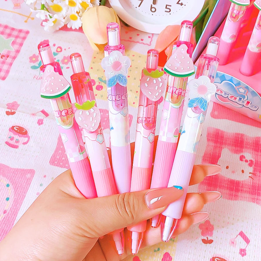 Aesthetic kawaii stationery supplies drawing useful back to school supplies Strawberry mechanical pencil cute pencils