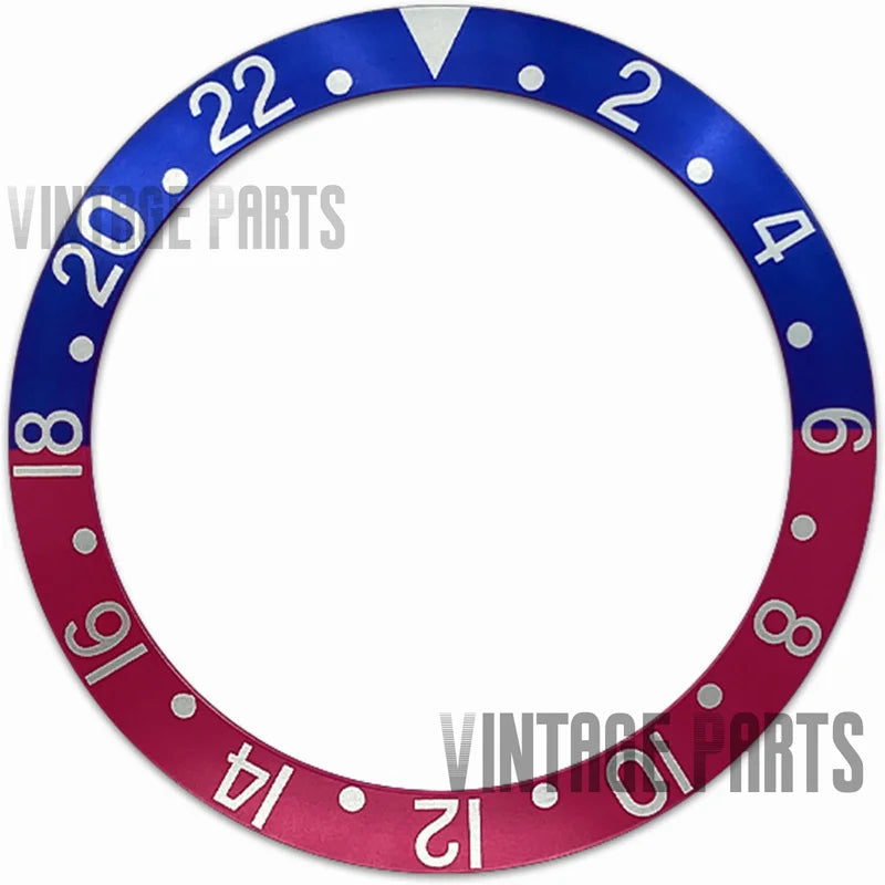 Mod 38mm aluminum old  gmt  bezel insert for Rlx 16710 watch