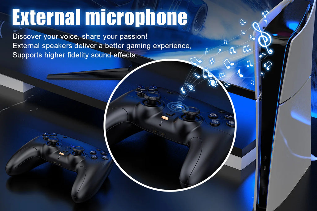 Manette sans fil compatible PS5 avec vibration