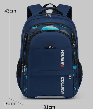 Children's Waterproof Schoolbag. Large Capacity, Good Feel, and Waterproof Function. Suitable for Teenage Boys/Girls. Breathable