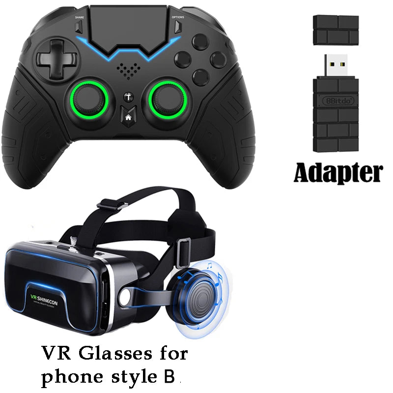 Wireless Controller For PS4 PS3 PS Playstation 4 3 Mobile Phone PC Android TV Control Bluetooth Gamepad Game Pad Joystick Gaming