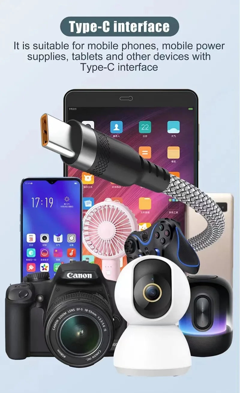 Câble de charge rapide micro USB Android type C étendu 2M 3M 5 mètres pour Huawei Xiaomi Vivo Oppo et Leeco