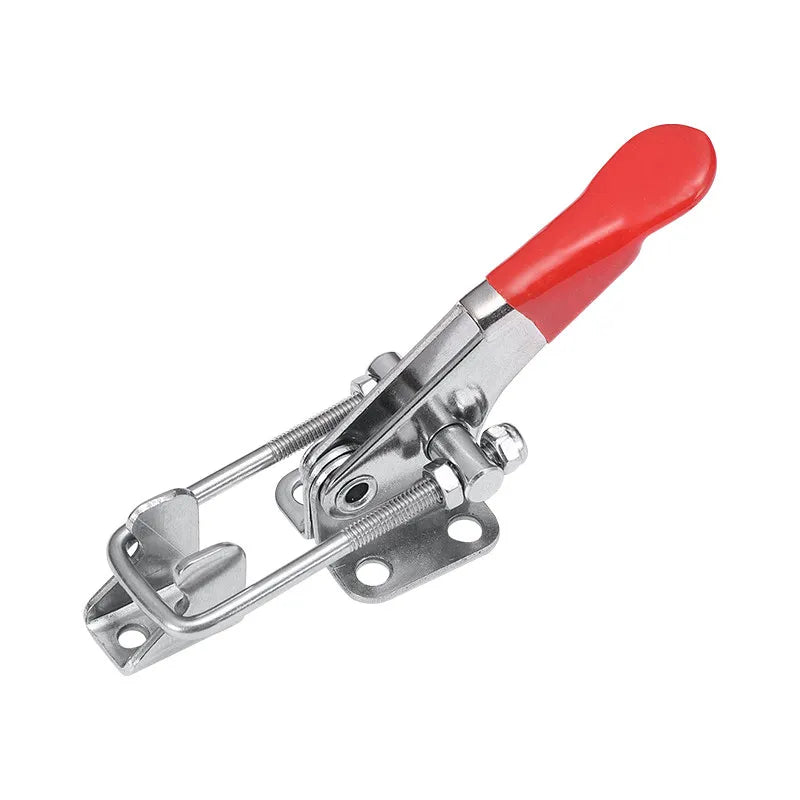 304 Stainless Steel Clamping Fixture Adjustable Locking Clip Hook Clasp Box Clamp Gripping Tool Quick Pressurizer Door Bolt