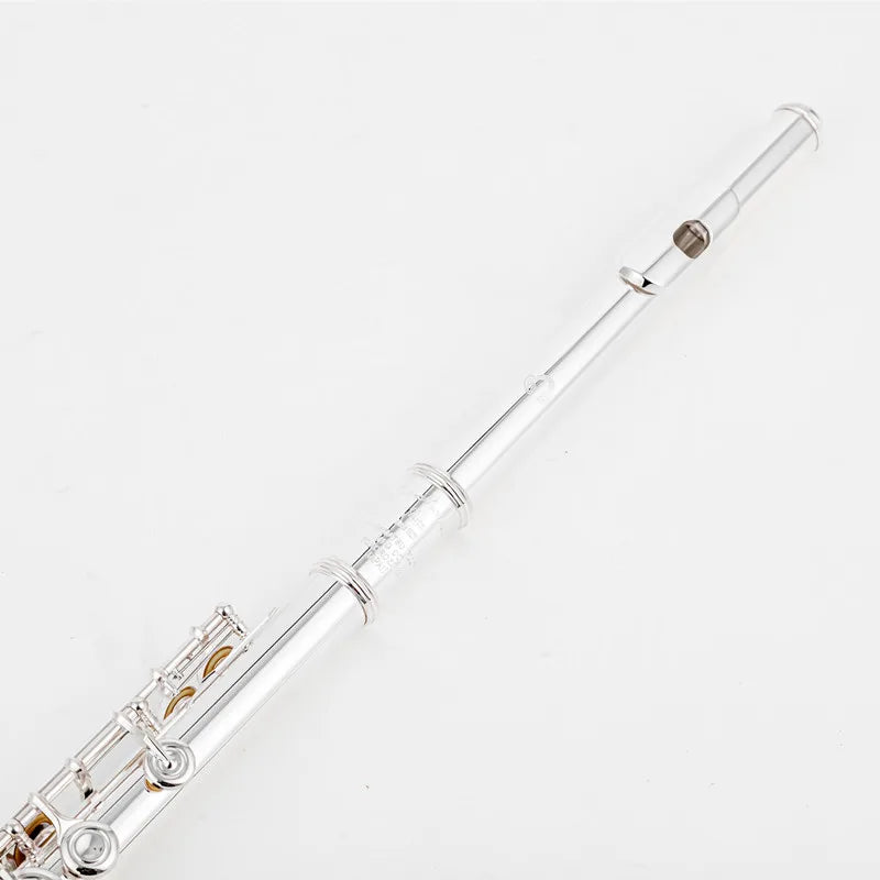 MURAMATSU 17-hole Flute-b Foot e-gorgeous Performance Musical Instrument Copper-l Silver Plated Flute