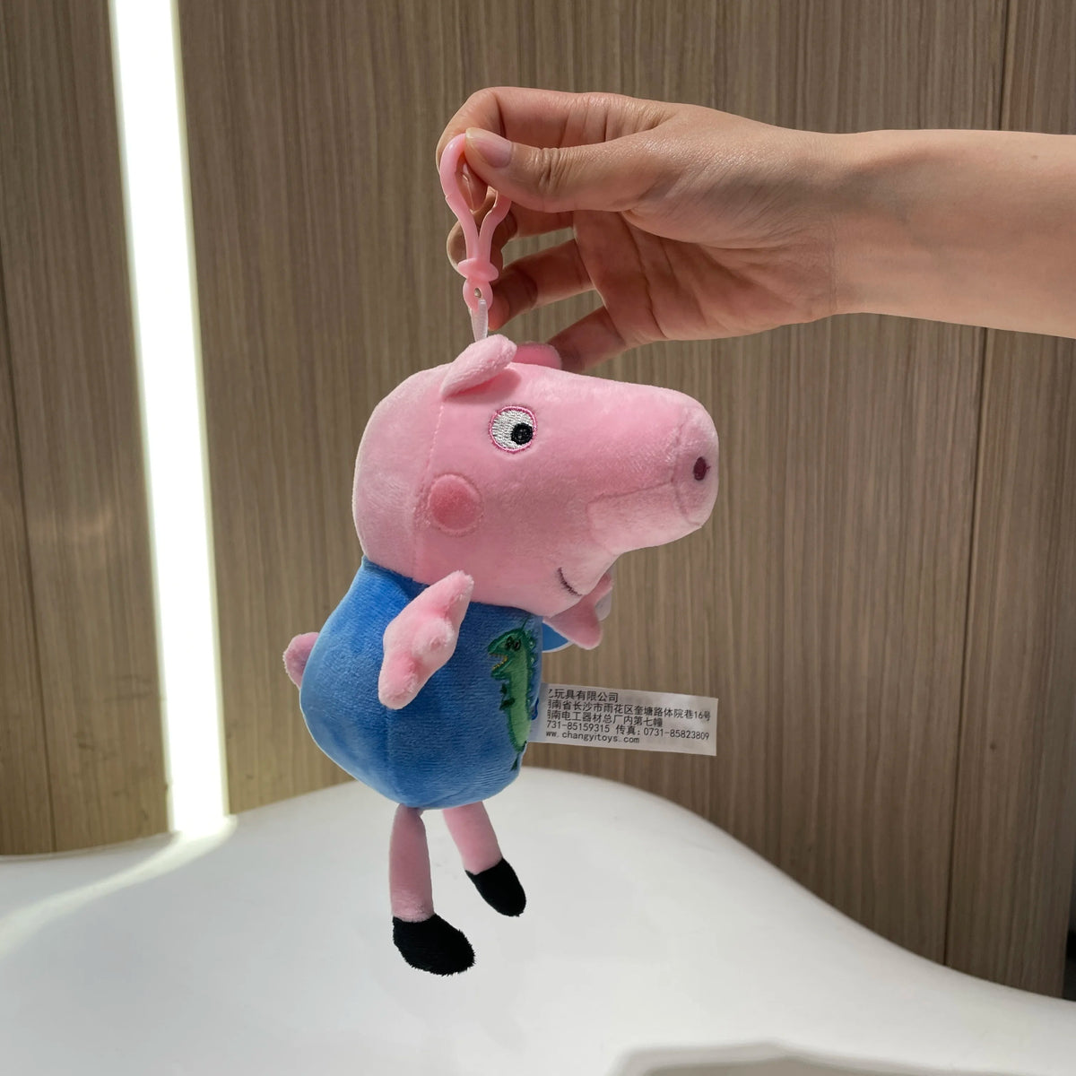 100% Genuine Peppa Pig 12-19cm Peppa George Evie Plush Toy Evy Cartoon Stuffed Animals Doll Children Birthday Christmas Gift