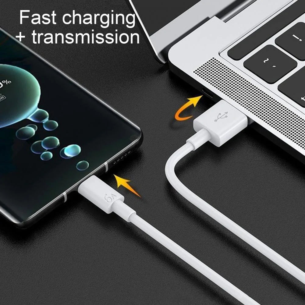 66W 6A USB  Cable Fast Charging USB to Type C Data Cord  For Xiaomi Mi 11 12 Redmi Note 10 POCO Phone Type C Data Charging Wire