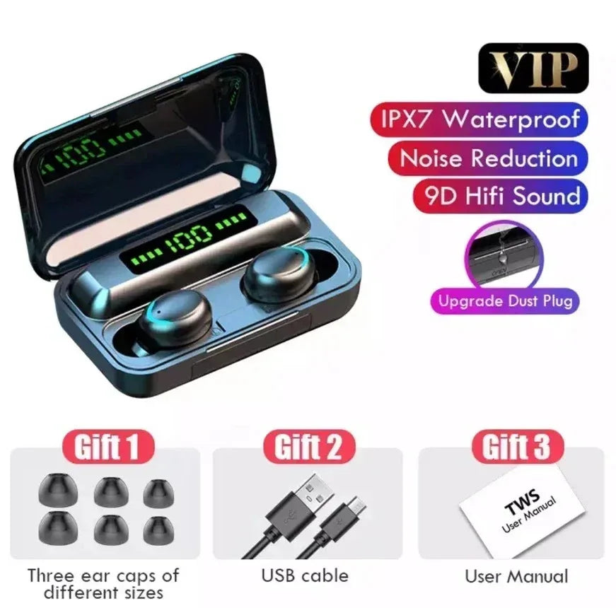 Écouteurs sans fil Bluetooth F9-5